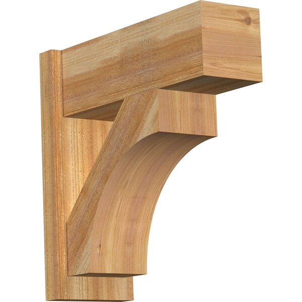 Ekena Millwork Westlake Block Rough Sawn Outlooker, Western Red Cedar, 8"W x 22"D x 22"H OUT08X22X22WTL05RWR - main